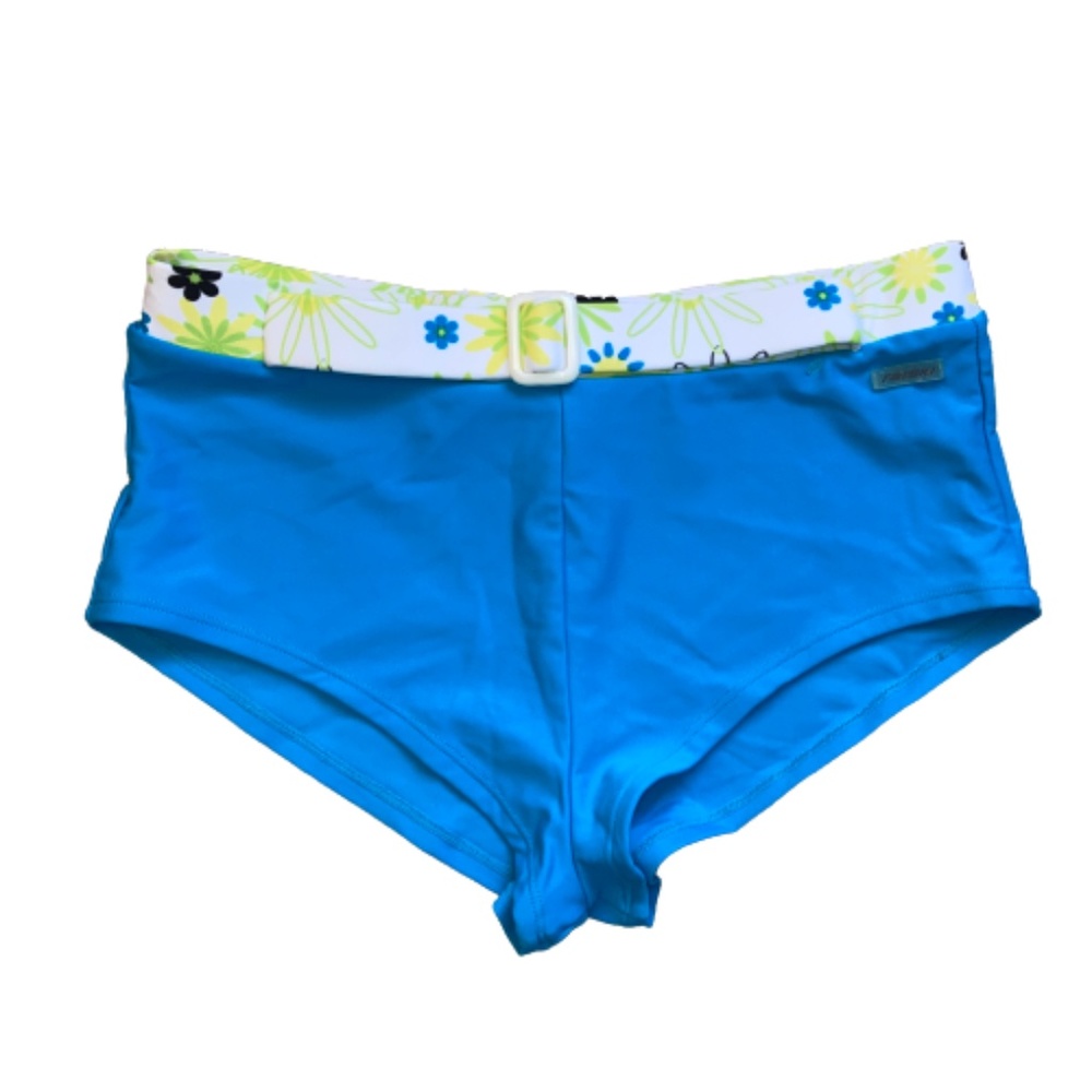 RASIKI Women's Swim Shorts Bottoms Turquoise Blue
